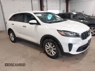 2019 Kia Sorento S with VIN 5XYPGDA51KG488447, listed as a IAAI auction lot 42574292 with 132,060 mi miles and . Bid and sale history available at DreamBid. Image 1.