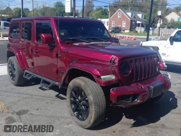 2021 Jeep Wrangler Unlimited Sahara High Altitude с VIN 1C4HJXEN5MW609102, выставлен на аукционе Copart как лот 85646915 с пробегом 31 846 миль миль и Списание • Salvage title. История ставок и продаж доступна на DreamBid. Изображение 1.