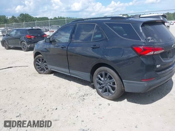 2024 Chevrolet Equinox RS z VIN 3GNAXMEG0RL156253, wystawiony jako IAAI lot #42613420 z przebiegiem 50 928 mil mil oraz . Historia ofert i sprzedaży dostępna na DreamBid. Obrazek 3.
