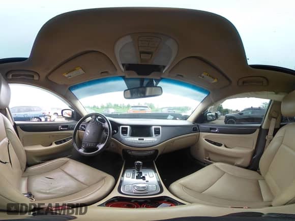 2009 Hyundai Genesis with VIN KMHGC46F69U064909, listed as a IAAI auction lot 42606984 with 91,576 mi miles and . Bid and sale history available at DreamBid. Image 17.