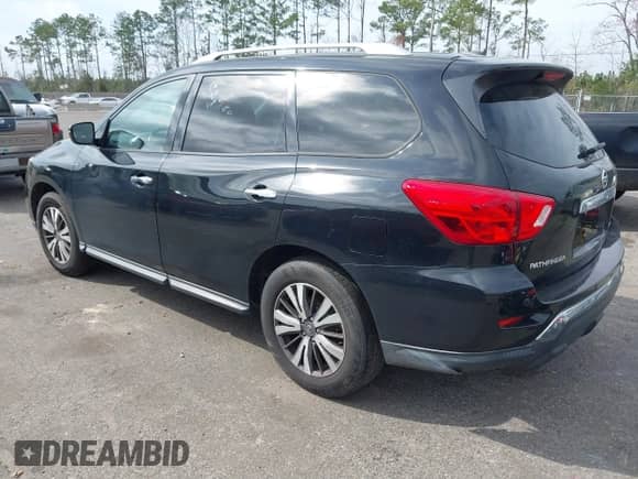 2017 Nissan Pathfinder SV z VIN 5N1DR2MN1HC614098, wystawiony jako IAAI lot #41385181 z przebiegiem 168 114 mil mil oraz . Historia ofert i sprzedaży dostępna na DreamBid. Obrazek 3.
