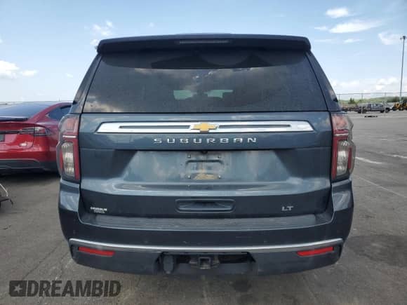 2021 Chevrolet Suburban LT с VIN 1GNSKCKD6MR293416, выставлен на аукционе Copart как лот 68144835 с пробегом 86 422 миль миль и Списание • Salvage title. История ставок и продаж доступна на DreamBid. Изображение 6.