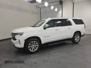 2023 Chevrolet Suburban Premier с VIN 1GNSKFKD9PR453567, выставлен на аукционе Copart как лот 85273185 с пробегом 64 147 миль миль и Чистый • Clean title. История ставок и продаж доступна на DreamBid. Изображение 1.