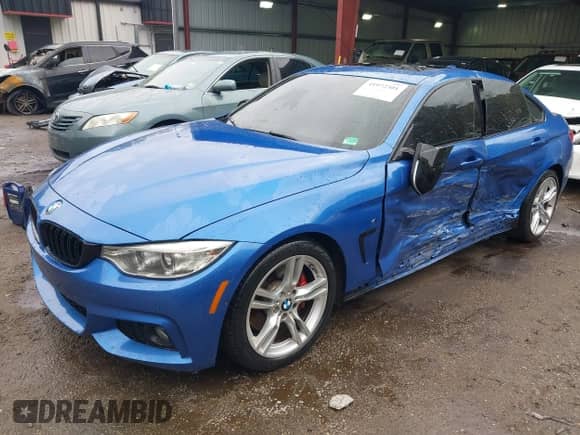 2017 BMW 4 Series 430i with VIN WBA4F7C59HG438578, listed as a IAAI auction lot 41972301 with 77,506 mi miles and . Bid and sale history available at DreamBid. Image 17.