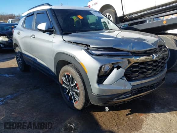 2024 Chevrolet TrailBlazer ACTIV with VIN KL79MVSL4RB103095, listed as a IAAI auction lot 41218734 with 9,333 mi miles and . Bid and sale history available at DreamBid. Image 1.