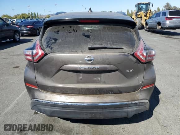 2017 Nissan Murano SL with VIN 5N1AZ2MG0HN101711, listed as a Copart auction lot 66337295 with 133,802 mi miles and Salvage title. Bid and sale history available at DreamBid. Image 6.
