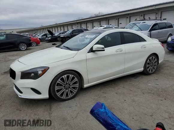 2018 Mercedes-Benz CLA 250 с VIN WDDSJ4EB4JN592357, выставлен на аукционе Copart как лот 80436934 с пробегом 112 208 миль миль и Чистый • Clean title. История ставок и продаж доступна на DreamBid. Изображение 1.