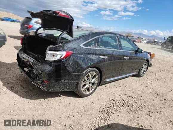 2015 Hyundai Sonata Limited с VIN 5NPE34AB2FH253661, выставлен на аукционе Copart как лот 82230435 с пробегом 105 559 миль миль и Списание • Salvage title. История ставок и продаж доступна на DreamBid. Изображение 3.