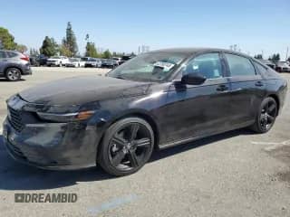 2025 Honda Accord Sport-L with VIN 1HGCY2F76SA034139, listed as a Copart auction lot 63780745 with 11,779 mi miles and Salvage title. Bid and sale history available at DreamBid. Image 1.