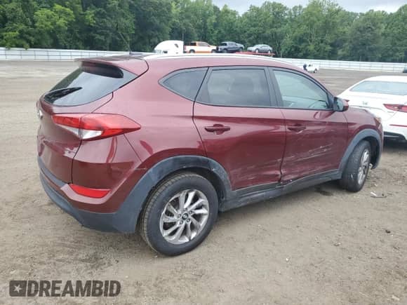 2016 Hyundai Tucson SE with VIN KM8J33A41GU092040, listed as a Copart auction lot 66837045 with 81,711 mi miles and Salvage title. Bid and sale history available at DreamBid. Image 3.