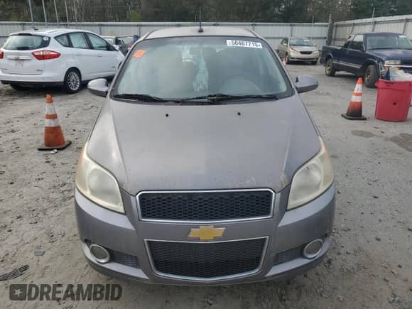 2009 Chevrolet Aveo 2LT with VIN KL1TG66E29B657115, listed as a Copart auction lot 50467715 with 124,489 mi miles and Clean title. Bid and sale history available at DreamBid. Image 5.