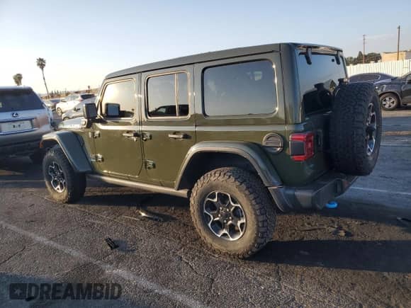 2023 Jeep Wrangler Rubicon с VIN 1C4JJXR63PW562354, выставлен на аукционе Copart как лот 76093264 с пробегом 25 498 миль миль и Списание • Salvage title. История ставок и продаж доступна на DreamBid. Изображение 2.