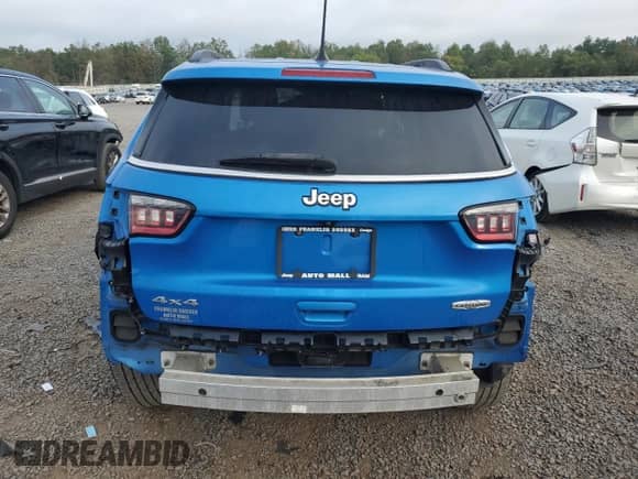 2019 Jeep Compass Latitude с VIN 3C4NJDBB6KT734561, выставлен на аукционе Copart как лот 81652755 с пробегом 91 408 миль миль и Списание • Salvage title. История ставок и продаж доступна на DreamBid. Изображение 6.