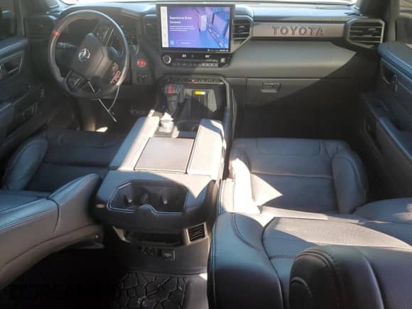 2024 Toyota Tundra TRD Pro Hybrid с VIN 5TFPC5DB5RX045468, выставлен на аукционе Copart как лот 90916165 с пробегом 32 785 миль миль и Списание • Salvage title. История ставок и продаж доступна на DreamBid. Изображение 8.