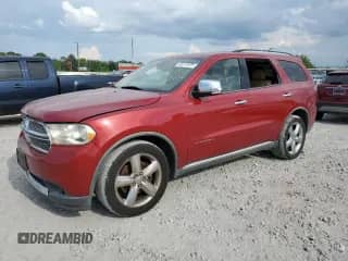 2011 Dodge Durango Citadel with VIN 1D4SD5GT5BC592817, listed as a Copart auction lot 55237575 with 179,845 mi miles and Clean title. Bid and sale history available at DreamBid. Image 1.