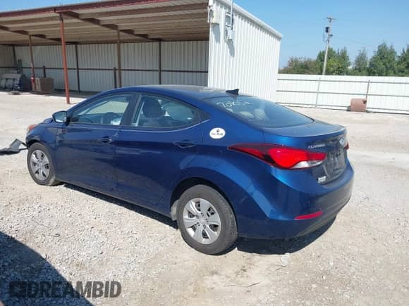 2016 Hyundai Elantra SE с VIN 5NPDH4AE4GH701052, выставлен на аукционе IAAI как лот 43350466 с пробегом 117 240 миль миль и . История ставок и продаж доступна на DreamBid. Изображение 3.