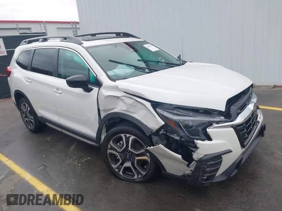 2024 Subaru Ascent Limited with VIN 4S4WMAUD6R3437560, listed as a IAAI auction lot 41853574 with 19,423 mi miles and . Bid and sale history available at DreamBid. Image 1.