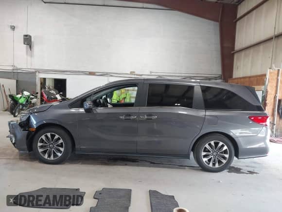 2022 Honda Odyssey EX-L с VIN 5FNRL6H77NB063530, выставлен на аукционе IAAI как лот 43000734 с пробегом 53 477 миль миль и . История ставок и продаж доступна на DreamBid. Изображение 14.