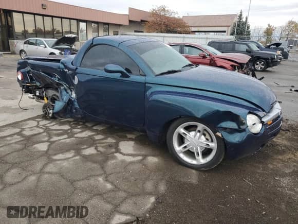 2005 Chevrolet SSR LS с VIN 1GCES14H55B117798, выставлен на аукционе Copart как лот 77615954 с пробегом 63 383 миль миль и Списание • Salvage title. История ставок и продаж доступна на DreamBid. Изображение 4.