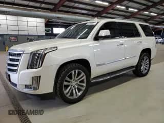 2015 Cadillac Escalade Luxury with VIN 1GYS4MKJ4FR530352, listed as a Copart auction lot 81246375 with 99,641 mi miles and Clean title. Bid and sale history available at DreamBid. Image 1.
