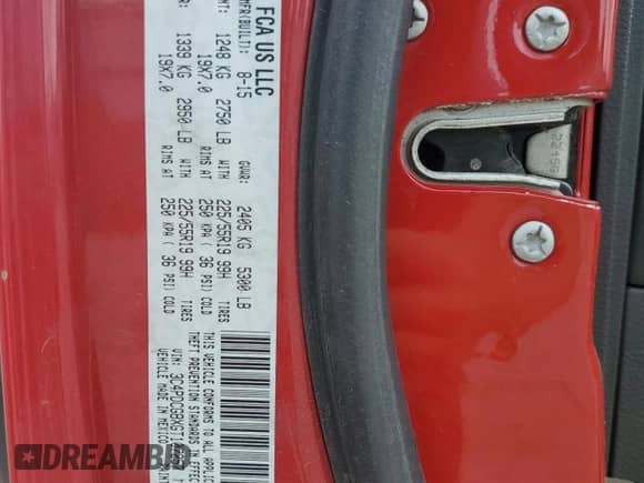 2016 Dodge Journey Crossroad z VIN 3C4PDCGBXGT107257, wystawiony jako Copart lot #69101995 z przebiegiem 407 183 mil mil oraz Szkoda całkowita • Salvage title. Historia ofert i sprzedaży dostępna na DreamBid. Obrazek 13.