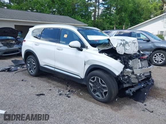 2022 Hyundai Santa Fe Limited with VIN KM8S5DA11NU016356, listed as a IAAI auction lot 42263808 with 88,554 mi miles and . Bid and sale history available at DreamBid. Image 1.