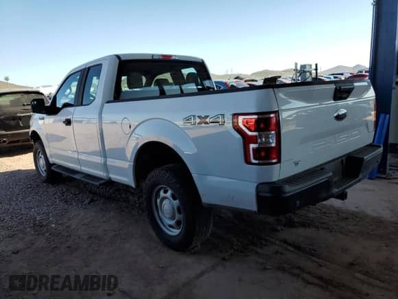 2019 Ford F-150 XL with VIN 1FTFX1E50KKE16508, listed as a Copart auction lot 83863085 with 128,011 mi miles and Salvage title. Bid and sale history available at DreamBid. Image 2.