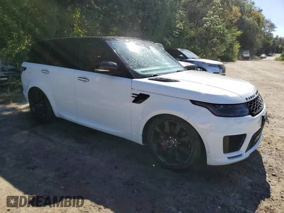 2022 Land Rover Range Rover Sport HST with VIN SALWS2RU9NA203341, listed as a Copart auction lot 82049815 with 79,898 mi miles and Clean title. Bid and sale history available at DreamBid. Image 4.