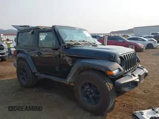 2023 Jeep Wrangler Sport with VIN 1C4HJXAG7PW534575, listed as a IAAI auction lot 43130743 with 35,626 mi miles and . Bid and sale history available at DreamBid. Image 1.
