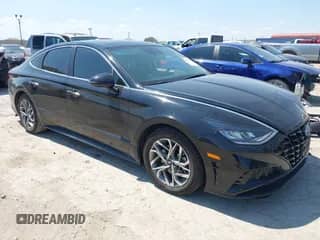2023 Hyundai Sonata SEL with VIN KMHL14JA5PA272567, listed as a IAAI auction lot 43205474 with 26,815 mi miles and . Bid and sale history available at DreamBid. Image 1.