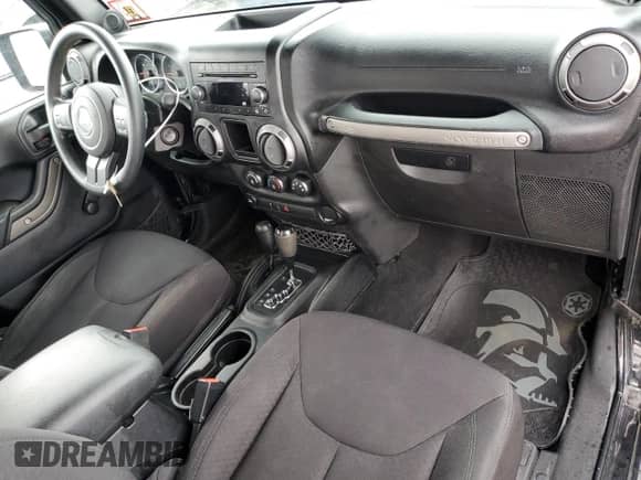 2014 Jeep Wrangler Sport with VIN 1C4AJWAG1EL148079, listed as a Copart auction lot 89850035 with 123,256 mi miles and Clean title. Bid and sale history available at DreamBid. Image 8.