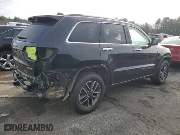 2019 Jeep Grand Cherokee Limited X with VIN 1C4RJFBT7KC706494, listed as a Copart auction lot 82813014 with 92,579 mi miles and Salvage title. Bid and sale history available at DreamBid. Image 3.
