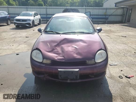 2000 Dodge Neon Highline with VIN 1B3ES46C3YD800905, listed as a Copart auction lot 62514185 with 121,216 mi miles and Salvage title. Bid and sale history available at DreamBid. Image 5.