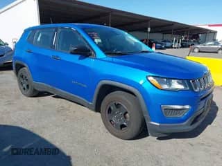 2018 Jeep Compass Sport with VIN 3C4NJCAB8JT182670, listed as a IAAI auction lot 42666637 with 130,737 mi miles and . Bid and sale history available at DreamBid. Image 1.
