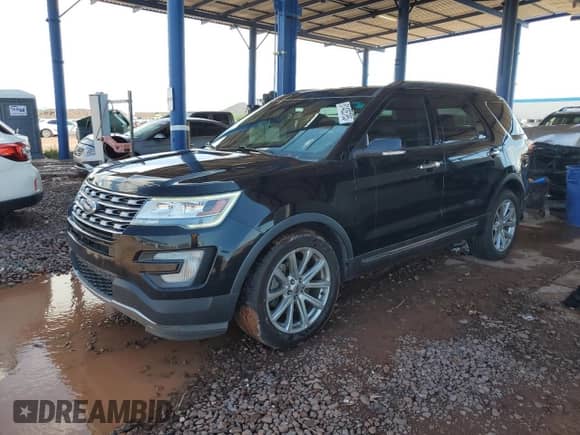 2017 Ford Explorer Limited z VIN 1FM5K7FH9HGA23085, wystawiony jako Copart lot #81435785 z przebiegiem 132 722 mil mil oraz Szkoda całkowita • Salvage title. Historia ofert i sprzedaży dostępna na DreamBid. Obrazek 1.