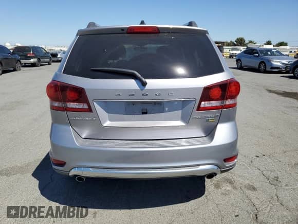 2017 Dodge Journey Crossroad Plus with VIN 3C4PDCGG7HT594611, listed as a Copart auction lot 67147415 with Not provided miles and Salvage title. Bid and sale history available at DreamBid. Image 6.