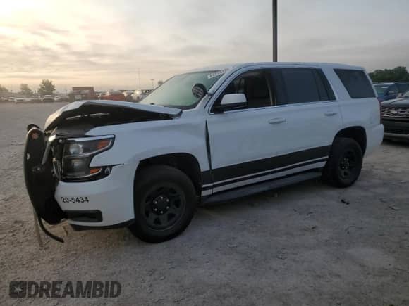 2020 Chevrolet Tahoe Commercial с VIN 1GNLCDEC3LR305434, выставлен на аукционе Copart как лот 65223325 с пробегом 77 403 миль миль и Списание • Salvage title. История ставок и продаж доступна на DreamBid. Изображение 1.