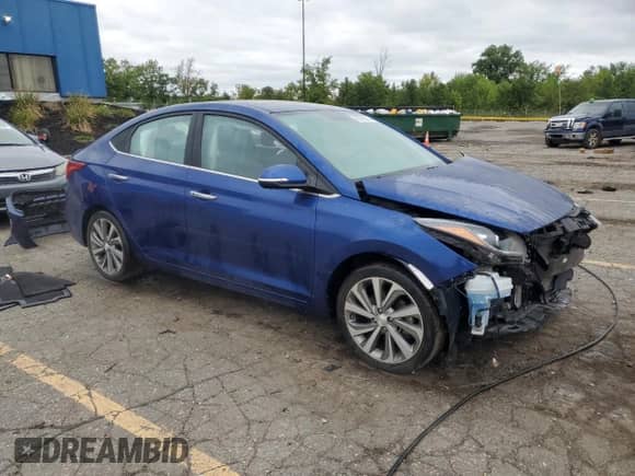 2019 Hyundai Accent Limited z VIN 3KPC34A31KE055006, wystawiony jako Copart lot #69599095 z przebiegiem 54 826 mil mil oraz Czysty tytuł • Clean title. Historia ofert i sprzedaży dostępna na DreamBid. Obrazek 4.