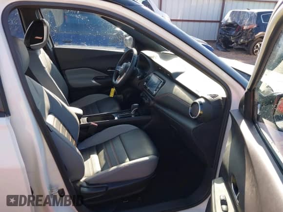 2023 Nissan Kicks SR with VIN 3N1CP5DV2PL509485, listed as a IAAI auction lot 43218725 with 34,491 mi miles and . Bid and sale history available at DreamBid. Image 5.