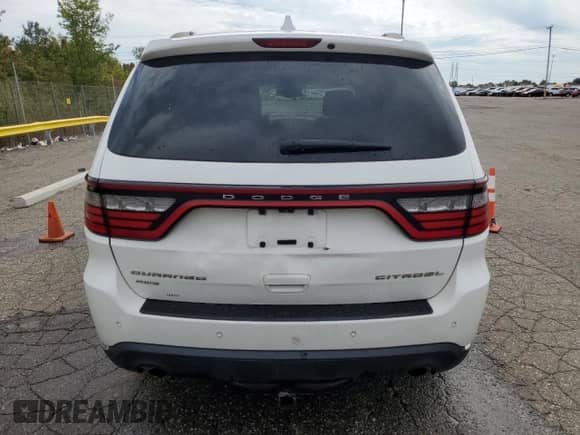 2014 Dodge Durango Citadel with VIN 1C4RDJEG8EC972782, listed as a Copart auction lot 80084195 with 116,360 mi miles and Clean title. Bid and sale history available at DreamBid. Image 6.