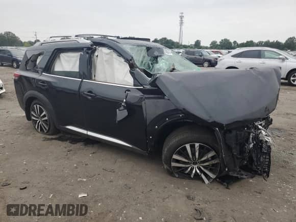 2024 Nissan Pathfinder Platinum с VIN 5N1DR3DJ1RC289604, выставлен на аукционе Copart как лот 86532075 с пробегом 7 455 миль миль и Списание • Salvage title. История ставок и продаж доступна на DreamBid. Изображение 4.