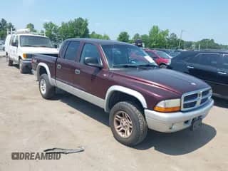 2004 Dodge Dakota SLT with VIN 1D7HG48N24S556431, listed as a IAAI auction lot 42591078 with 213,777 mi miles and . Bid and sale history available at DreamBid. Image 1.