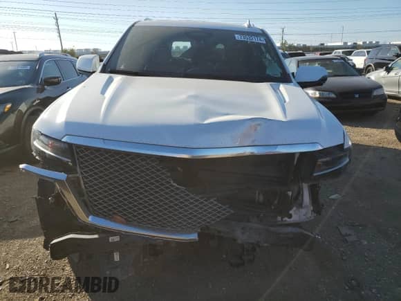 2022 Cadillac Escalade Premium Luxury с VIN 1GYS4BKL6NR153415, выставлен на аукционе Copart как лот 73532174 с пробегом 70 148 миль миль и Списание • Salvage title. История ставок и продаж доступна на DreamBid. Изображение 5.