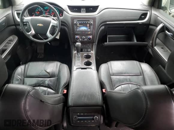 2015 Chevrolet Traverse LTZ с VIN 1GNKVJKD9FJ283461, выставлен на аукционе Copart как лот 53144645 с пробегом 160 924 миль миль и На запчасти • Non repairable. История ставок и продаж доступна на DreamBid. Изображение 8.