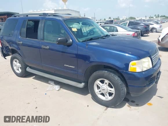 2005 Ford Explorer XLT with VIN 1FMZU63KX5UA77093, listed as a IAAI auction lot 42638889 with 144,565 mi miles and . Bid and sale history available at DreamBid. Image 1.