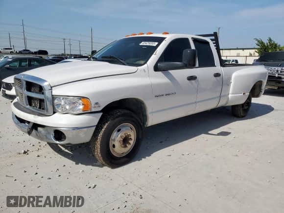 2004 Dodge 3500 SLT с VIN 3D7MA48C34G113128, выставлен на аукционе Copart как лот 65429355 с пробегом 286 594 миль миль и Списание • Salvage title. История ставок и продаж доступна на DreamBid. Изображение 1.