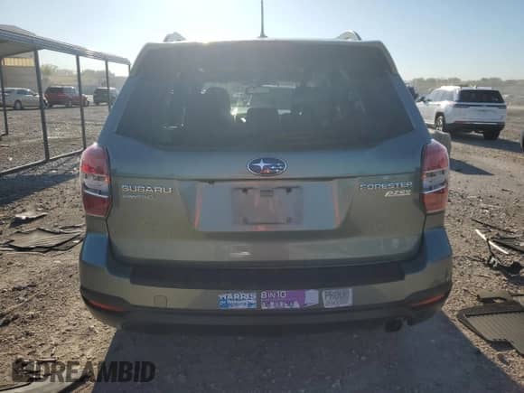 2015 Subaru Forester Touring with VIN JF2SJAUC5FH469225, listed as a Copart auction lot 63457395 with 50,814 mi miles and Salvage title. Bid and sale history available at DreamBid. Image 6.