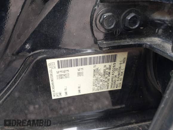 2014 Nissan Maxima SV with VIN 1N4AA5AP4EC450269, listed as a IAAI auction lot 42176963 with 132,205 mi miles and . Bid and sale history available at DreamBid. Image 9.