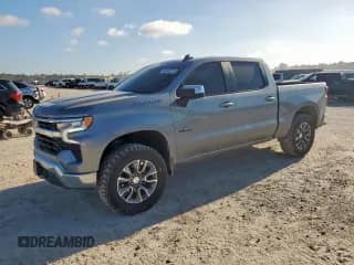 2024 Chevrolet Silverado 1500 LT z VIN 3GCPACEK5RG300536, wystawiony jako Copart lot #65962825 z przebiegiem 71 802 mil mil oraz Szkoda całkowita • Salvage title. Historia ofert i sprzedaży dostępna na DreamBid. Obrazek 1.