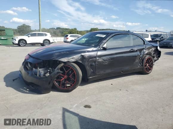 2015 BMW 4 Series 428i with VIN WBA3V7C53FP771984, listed as a Copart auction lot 81694305 with 109,285 mi miles and Salvage title. Bid and sale history available at DreamBid. Image 1.